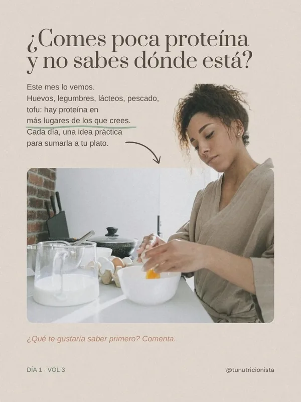 Portada del Vol 3: No sé dónde está la proteína
